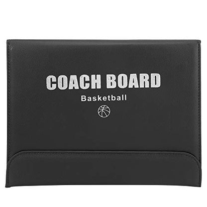 Magnetic Coaching Basketball Board, Colorful Folding Tactics Teaching Display Plate PU Leather Water Proof Training Clipboard for Teaching Instruction