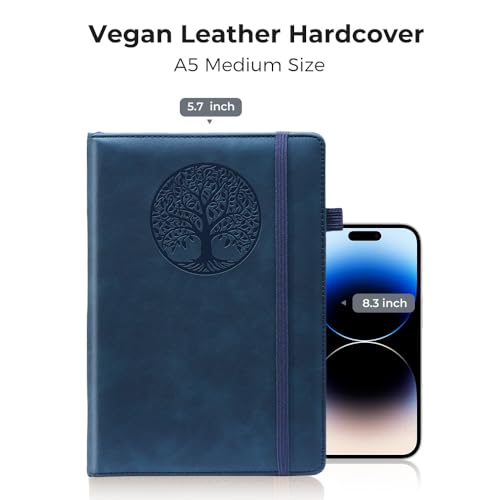 Journal 6 - Writing Notebook for Work & Travel, Women & Men | Press Soft. Smart Work. - color: Royal Blue