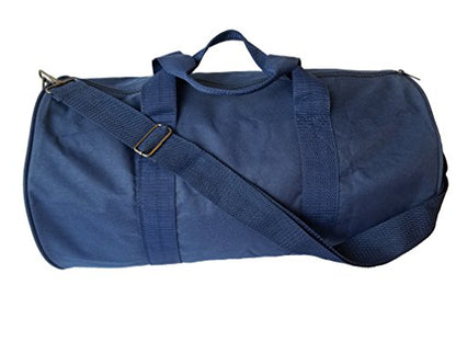 Impecgear Round Duffel Team Sports Equipment Bags, Travel Gym Fitness Bag. - color: Navy
