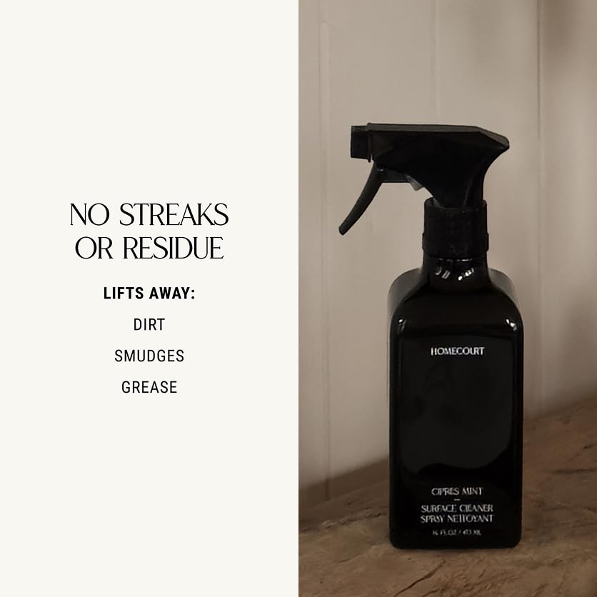 Homecourt by Courteney Cox Surface Cleaner, Cece, 16 fl oz | All-Purpose Spray, Lifts Away Dirt, Smudges & Grease, For Bathroom, Kitchen & more, Clean Formula