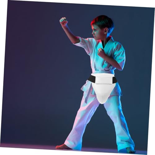 VICASKY Adjustable Abs Boxing Crotch Protector for Men and Breathable Groin Guard for Taekwondo MMA Training Reusable Protective Gear for Martial Arts and Combat Sports