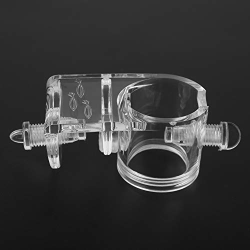 Zerodis Aquarium Acrylic Hose Clamp/Holder Fish Tank Accessories for 22mm Fish Tank Tube Easy Installation Accessory Aquarium Acrylic Hose Clamp/Holder Stable Supplies
