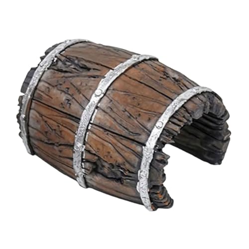 Resins Aquariums Scenery Small Weathered Barrels for Creating Underwater Landscape Fishes Tanks Accessory Pet Fishes Tanks Decoration