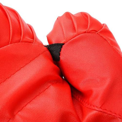 2 Pair Boxing Gloves Punching Bag Gloves Hands Protection Comfortable Punch Mitts Sparring Gloves PU Leather for Grappling - size: Kids