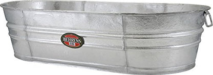 Behrens B33 O6887236 Steel Oval Tub, 33.5 gal - size: 1 Gallon