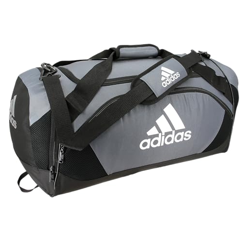 adidas Unisex Team Issue Sports Duffel Bag for Men and Women - color: Team Onix Grey