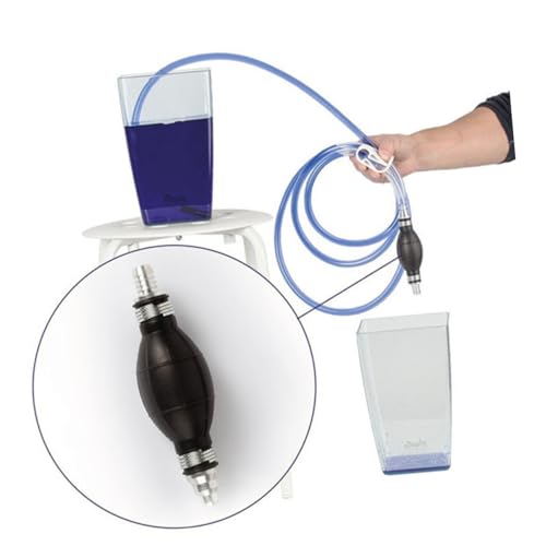 Manual Suction Hose Pump for Oil and Water Transfer, Practical Guide Oil Tube with Siphon Function, Vehicle and Fish Tank Water Suction Tool