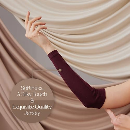 Modest Arm Cover | Jersey Arm Cover | Modest Sleeve Covering for Muslim Women - color: Port Royal