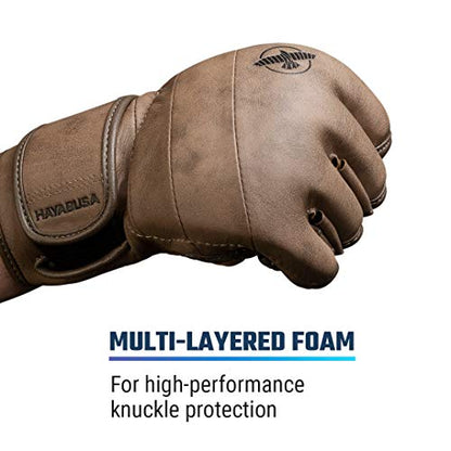 Hayabusa T3 LX Leather 4oz MMA Fight Gloves for Men & Women - size: Small