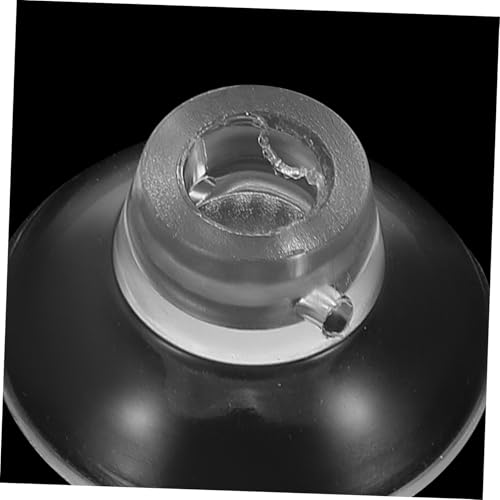 LIOOBO 50pcs Aquarium Cups Holder Fish Tank Feeder Suckers Easy Install Transparent Fixed Accessories for Enhanced Viewing - size: 2.60X2.60X1.50CM