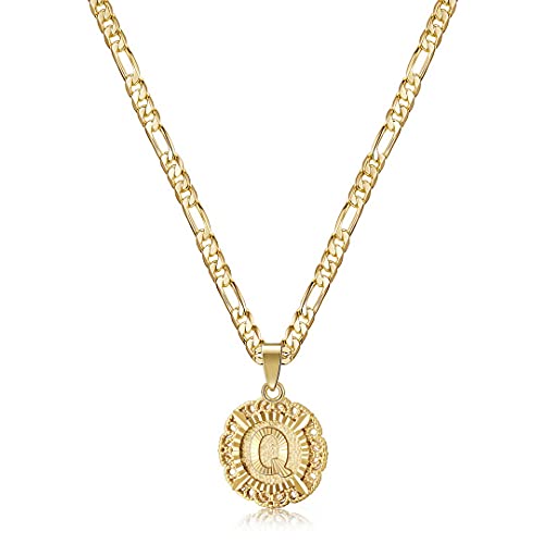 KissYan Initial Necklaces for Women - color: Gold, style: Q
