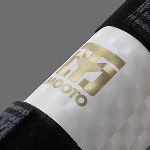 Mooto Korea Taekwondo Extera S2 Shin Protector Guard WT Logo MMA Martial Arts Kickboxing Karate Training Match Gym School Academy (X_Small(Length 23cm or 0.75 ft))