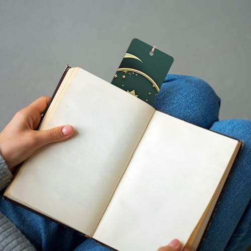 5 Pieces Wood Bookmark for Men Women Ramadan on Green Wallpaper Wooden Bookmarks Unique Handmade Book Marks with Tassel Pendant Craft Bookmark for Book Lovers Birthday Teachers Gift - color: Pink
