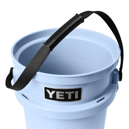 YETI Loadout 5-Gallon Bucket, Impact Resistant Fishing/Utility Bucket - color: Big Sky Blue