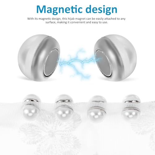 10pairs Double-sided Magnetic for Wedding Veils Hijabs and Scarves Lightweight and Convenient Closure Magnets for Elegant Dress and Clothing Accessories