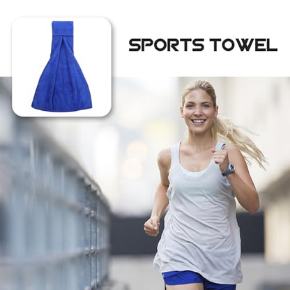 minkissy Portable Gym Towel Sweat-Absorbent Sports Towel Quick Dry for Workout Fitness and Outdoor Use Navy