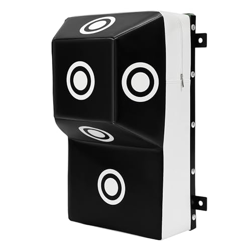 Wall Mount Uppercut Boxing Heavy Bag, MMA Training Punching Target Boxing Training Wall Target with Marking Points for Uppercuts, Hooks, Knees, Elbows, 13.78 * 9.84 * 23.62 inch