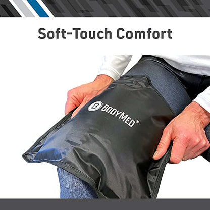 BodyMed Reusable Gel Ice Pack Cold Compress for Back, Shoulder, Neck, & Knee - Professional Grade Cold Therapy for Injuries, Aches, Swelling, Bruises, Sprains - 14 in. x 11 in. (Standard) - size: 14 in × 11 in (Standard) (Pack of 1)