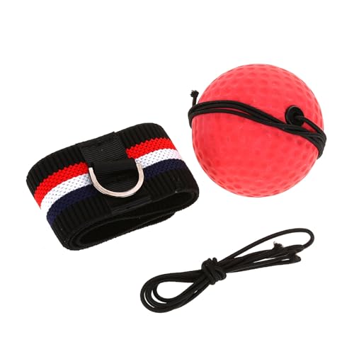 Boxing Equipment Ball Made of Quality Material with Stretchy Adjustable Headband, Easy to Use for Speed Improvement, Perfect for Room, Garden, or Park Training - size: E305-H04