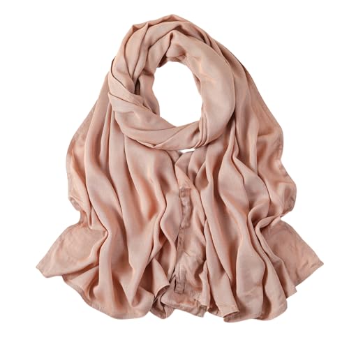 3PC Premium Modal Lightweight Hijab, Fashion Soft Head Scarf Shawl Wraps for Muslim Women Daily Wear - color: Series 1-black/Beige/Taupe