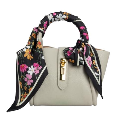 RIIQIICHY Hair Scarf for Women Like Silk Scarves Headband Neck Scarfs Twilly Purse Accessories - color: C011