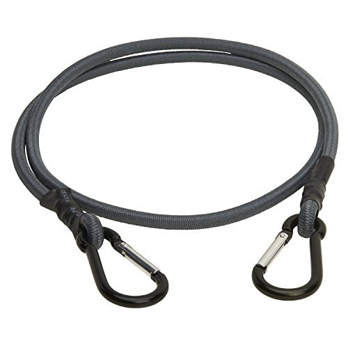 Keeper - 48” Carabiner Bungee Cord, 2 Pack - UV and Weather-Resistant - size: 48"