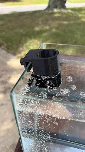 Aquarium Plant Holder for Standard Rimless Fish Tanks The Tube 3D Printed - Pothos Holder - Stemmed Plant Holder -Aquascaping & Aquarium Tool Holder