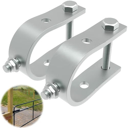 Universal Tube Bracket Kit for Automatic Gate Opener Systems | Fits 1.6" to 2" Tubes