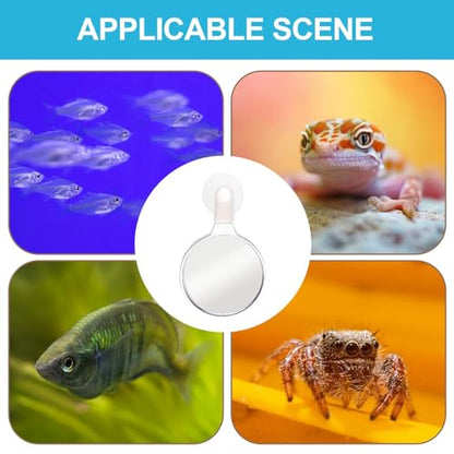 Fish Tank Viewer - Fish Tank Magnifier, Aquarium Magnifying Glass | Acrylic Fish Tank Magnifying Glass, Fish Tank Inspection Viewer, Animal Plant Observation Fish Tank Viewer for Viewing Coral