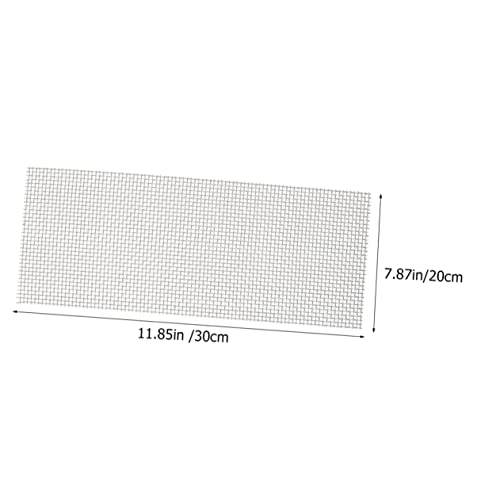 2pcs Aquatic Mesh Sturdy Mesh Pad Mesh Nets Aquarium Cleaners Aquarium Filter Pad Aquarium Mesh Pads Aquatic Wall Mesh Bendable Net Stainless Steel Plant Stand Multifunction - size: 30x20cm