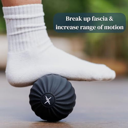 Frost Fit VibePro 펄스 - 진동 마사지 볼 마사지기 - 4가지 속도의 딥 티슈 테라피 볼 - 근막 이완 및 통증 완화 - style: 펄스