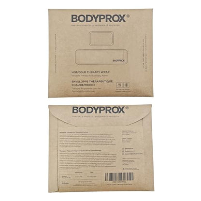 BODYPROX Cold & Hot Therapy Wrap, Reusable Gel Pack for Pain Relief. Great for Sprains, Muscle Pain, Bruises, Injuries, Etc. (Foot, Arm, Elbow, Ankle).