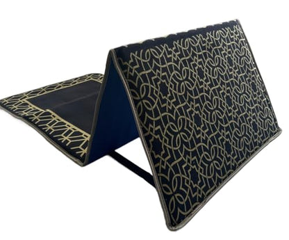 Back Support Prayer Mat Muslim Rug Islamic - Prayer Rug Sajadah for Men Women for Eid Travel Ramadan, Masjid, Soft and Luxury
