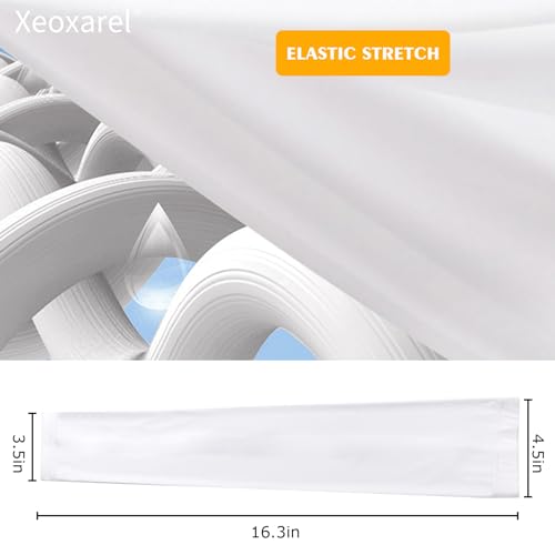 Xeoxarel Arm Sleeves for Men & Women (Available in 4 Pairs/12 Pairs) - color: 4 Pairs Sleeve for Basketball - White