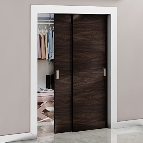 HRX Self-Adhesive Edge Fingerpull Door Handle - Easy to Install Screwless Peel and Stick on Glass, Wood, Metal, Plastic - Sliding Doors Knob for Kitchen Fronts, Drawers & Dressers Panels - 2 Pack - color: Stainless