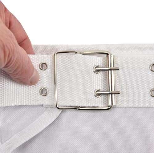Adjustable Ihram Hajj Umrah Haji Waist Belt with Front Pockets and Zippered Compartments - Fits Up to 50" Waist - Ihram Belt for Hajj and Umrah