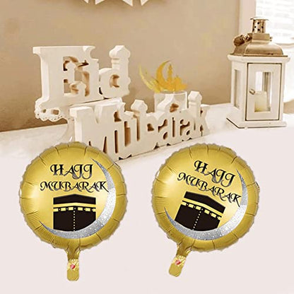18inches Eid Mubarak Foil Balloons Muslim Islam Party Decoration Supplies Hajj Mubarak Kids Gift Inflatable Toys