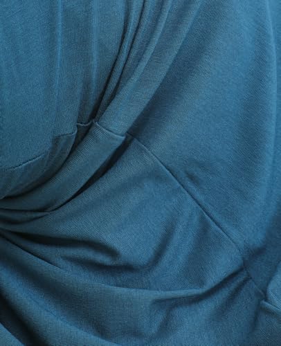 Prien Sport Instant Hijab For Women, Muslim Cotton Turban, Soft Head Scarf, Ready To Wear Hijabs Prayer Clothes, Islamic Wear - color: Turquoise