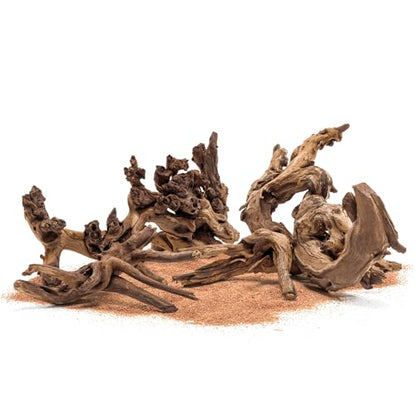 Ultum Nature Systems Driftwood - Amazon Drift Wood for Fish Tank, Planted Tank, Terriarium, Paludarium - Versatile Natural Driftwood Decor, Events Wood Centerpiece - Amazon Wood, Medium (9-16") - size: 9-16" 1-Pack