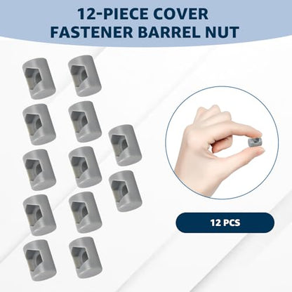 12PCS Lid Fastener Barrel Nut Replacement for Fluval | Filter Lid Fastener Replacement Part for FX4 FX5 FX6 Canister Filters