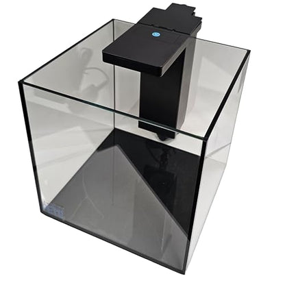 Level One Pets 3 Gallon Mini Betta, Small Fish Aquarium Kit - Includes Duo 2 in 1 Submersible Filter with LED Light - size: 3 Gallon Aquarium Kit - Includes Filter with Light