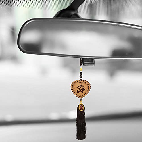 Muslim Car Hanging Ornaments Islamic Hanging Pendants Imitation Wood Car Decoration for Rearview Mirror Home Decor (140244)