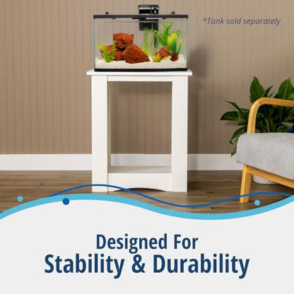 Tetra 5-10 Gallon Fish Tank Stand, Durable Water-Resistant Wood - size: 5-10 Gallon
