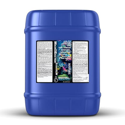 Brightwell Aquatics MicroBacter Start XLM Marine Tank Cycling Aid, 20L - size: 20-L