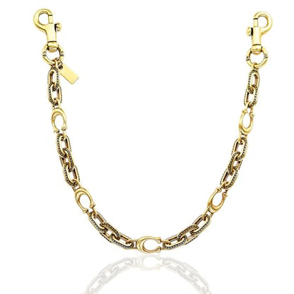 Bag Chain Charm for Handbag Totes, Gold Purse Charm Chain, Decorative Motif Chain Bag Charm Supplies, Purse Extender Chain & Keychain Charm