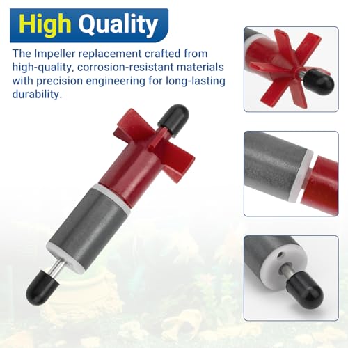 25870 Impeller Fit for Aqua Tech& Tetra Whisper 30-60 Gallon Power Filters | Impeller for Tetra Compatible with Whisper 3/4/60/Triad 3000 & Top Fin Filters & Aqua Tech 30-60 Aquarium Filter #75069200