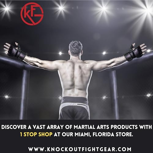 Grappling UFC MMA Gloves for Men Women, Training & Sparring, Martial Arts Punching Bag Gloves with Open Palms Kickboxing Gloves, Muay Thai, MMA - size: Medium