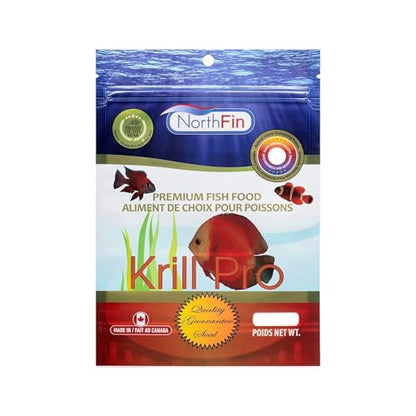 Northfin Krill Pro Fish Food, Slow-Sinking Pellets, 2mm, 250g - size: 8.81 Ounce (Pack of 1), style: 2mm