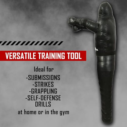 Combat Sports Legged Grappling Dummy – 35 to 140 lb Nylon Training Partner for MMA, Jiu-Jitsu, Wrestling, Takedowns, Throws, Submissions & Striking - size: New, 120 lbs