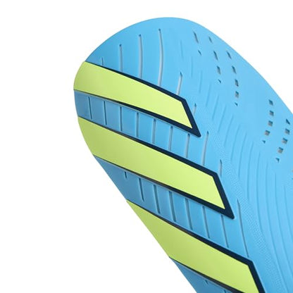 adidas Unisex Adult Tiro Soccer Shin Guards - color: Lucid Aquamarine/Solar Yellow/Dusky Petrol/Club, size: Small